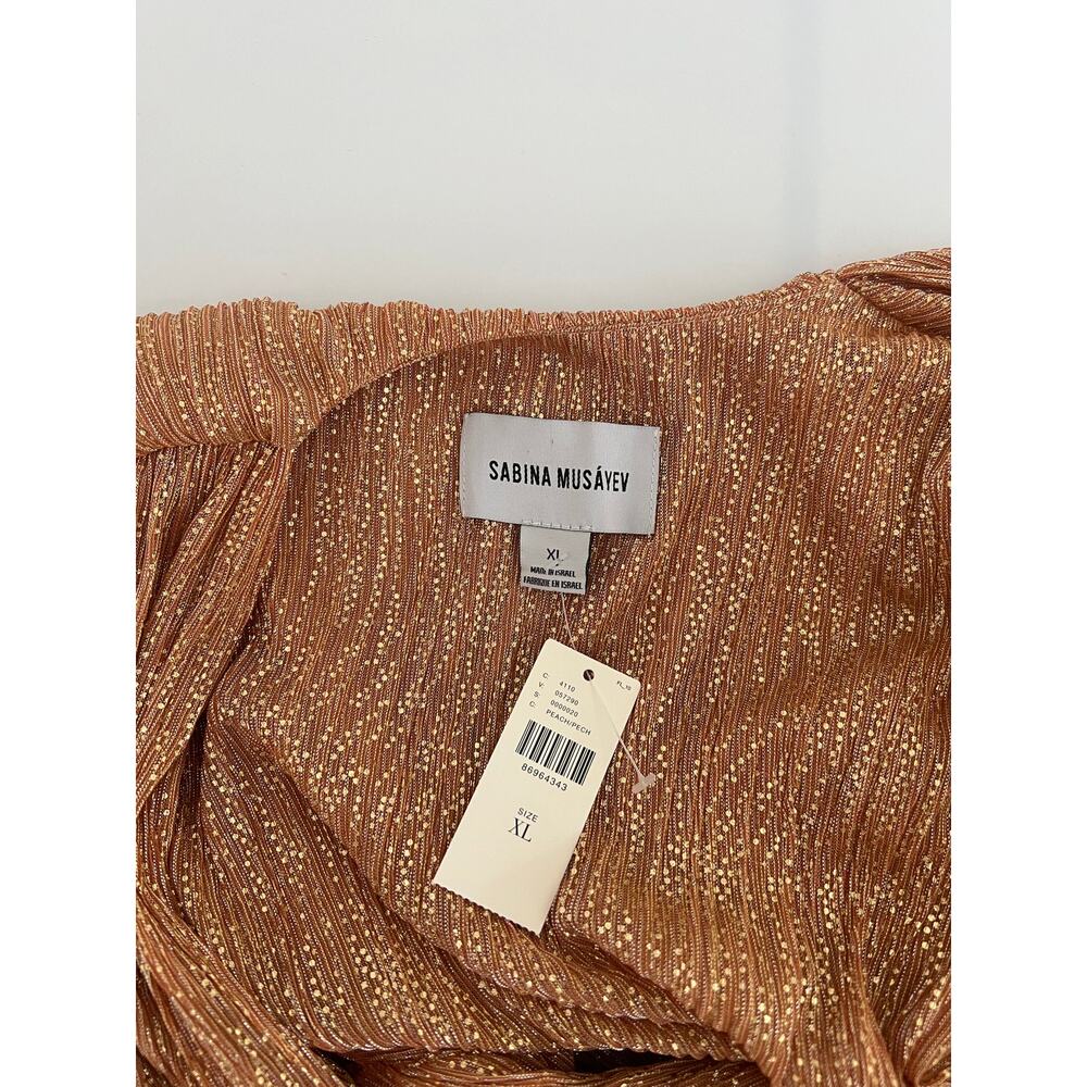 Women's Gold Anthropologie Top - Picture 10 of 14